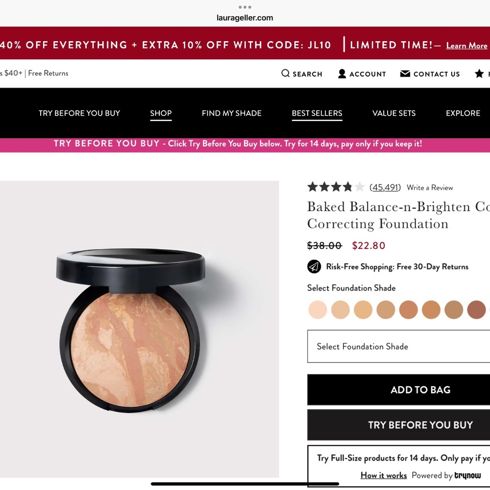 Laura Gellar baked balance and brighten - Picture 2 of 5